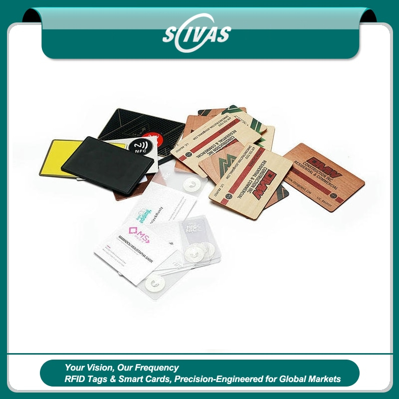 Tarjetas de visita NFC impermeables y resistentes al desgarro