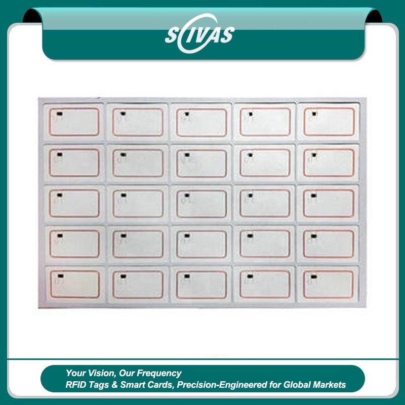 Láminas de inlay RFID prelaminadas multifrecuencia