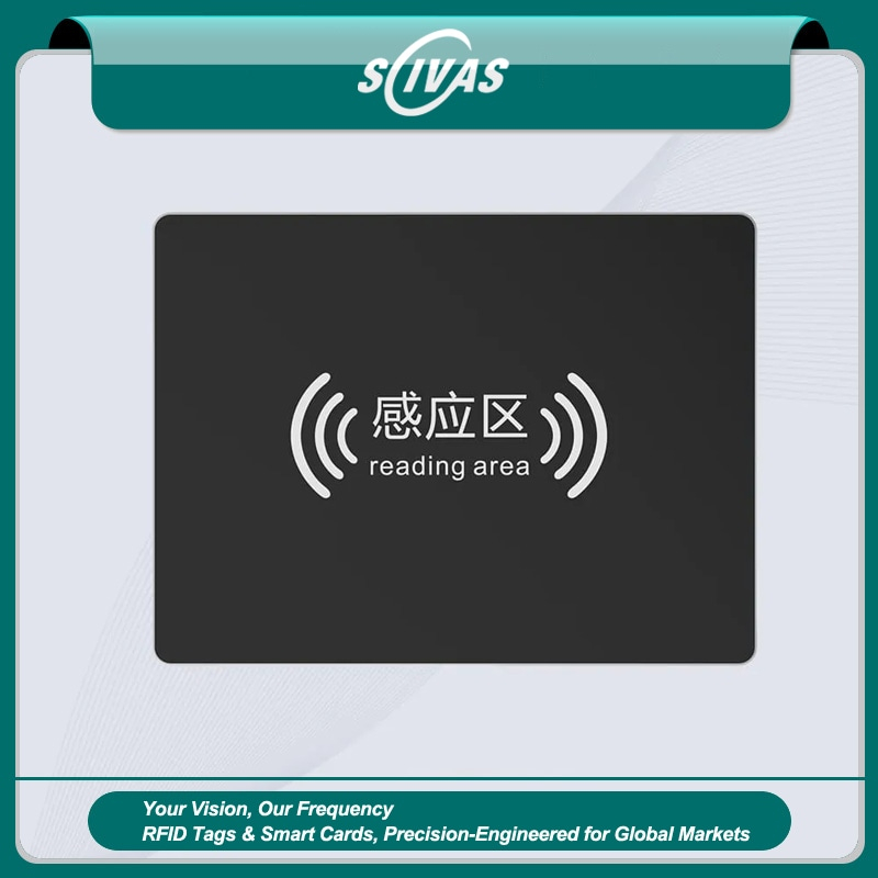 El lector RFID UHF de escritorio CK-D6 incorpora una superficie industrial de vidrio templado y un marco de aluminio para programar etiquetas con alta potencia.