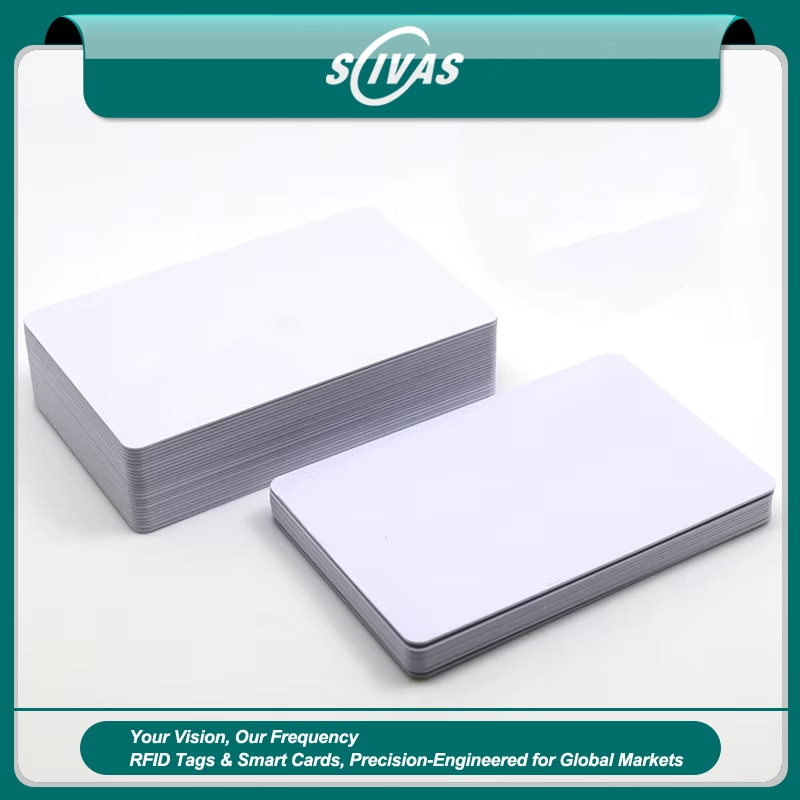 Tarjetas PVC blancas e impermeables para impresión por inyección de tinta