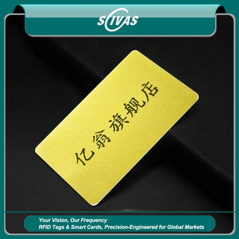 Tarjetas de regalo personalizadas de plástico con marca