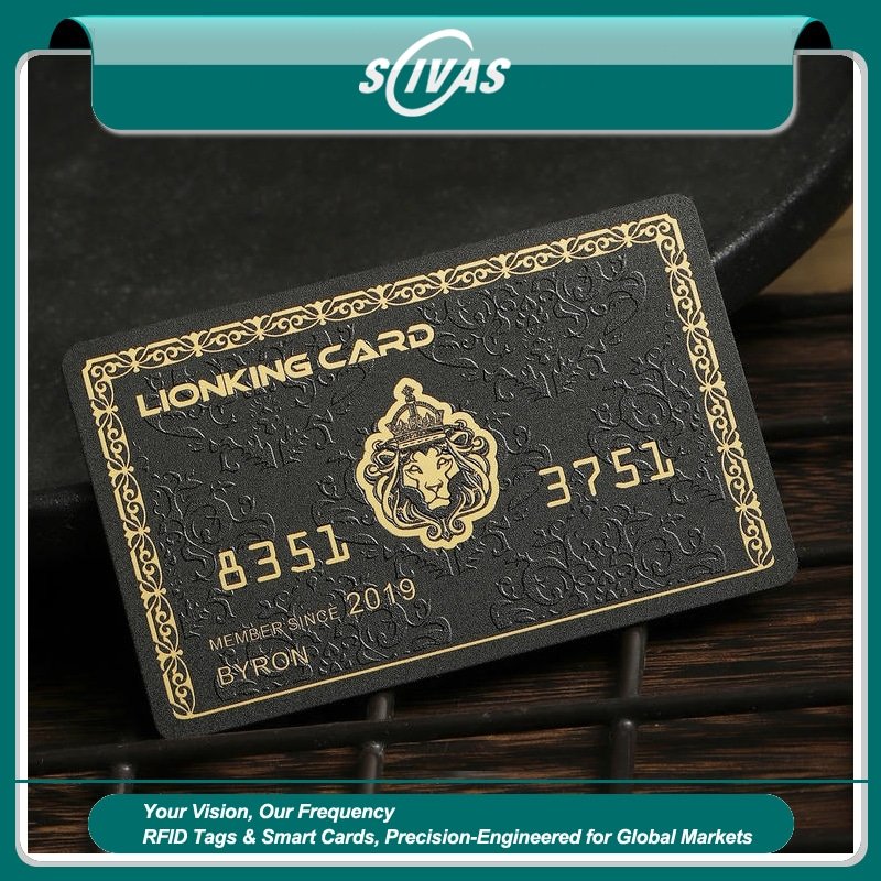 Tarjetas PVC personalizadas con relieve 3D premium
