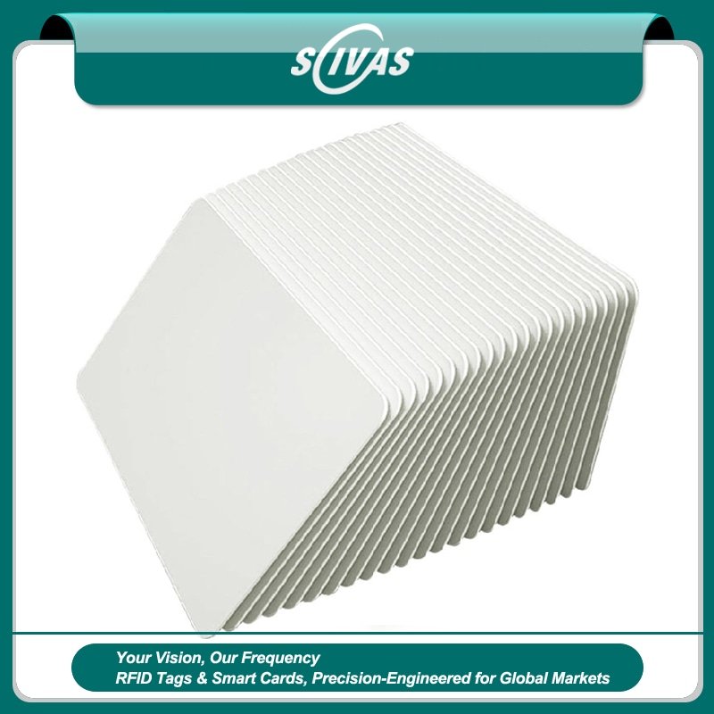 Tarjetas PVC blancas para impresión térmica