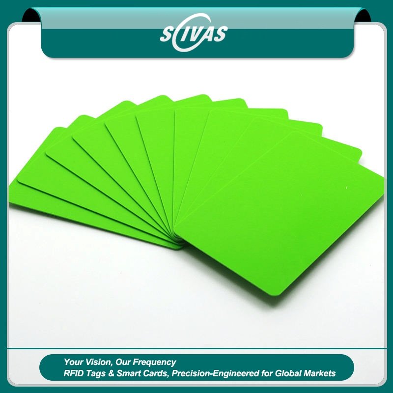 Tarjetas de PVC en blanco a color compatibles entre impresoras térmicas