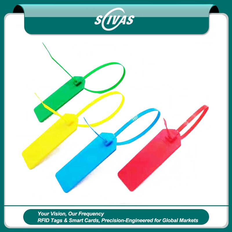 Etiquetas RFID de brida reutilizables para cables