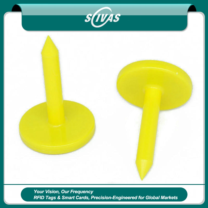 Clavos RFID para palés y activos de madera
