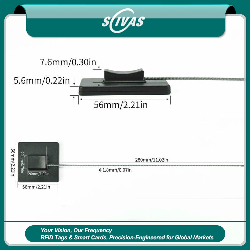 Fotografía de Precintos de cable RFID resistentes a la manipulación para logística que muestra este aspecto: pedido al por mayor; en la categoría de Precintos de seguridad RFID.