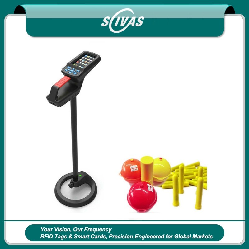 Detector RFID para localizar marcadores enterrados