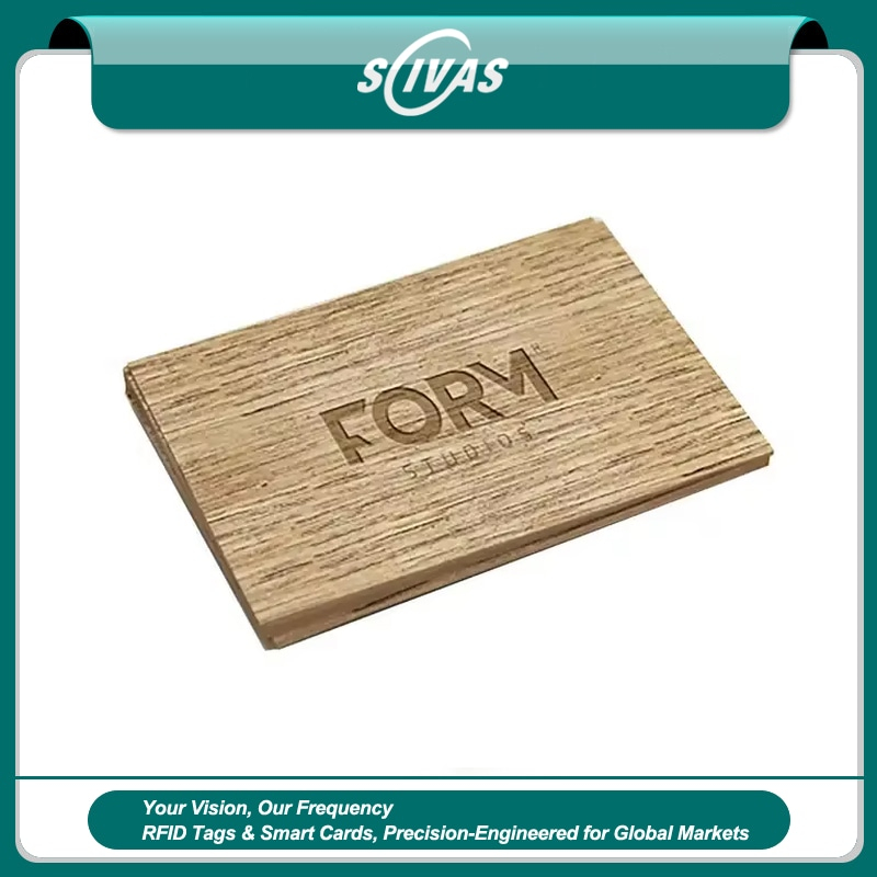 Tarjetas Regalo RFID de Madera de Arce Personalizadas