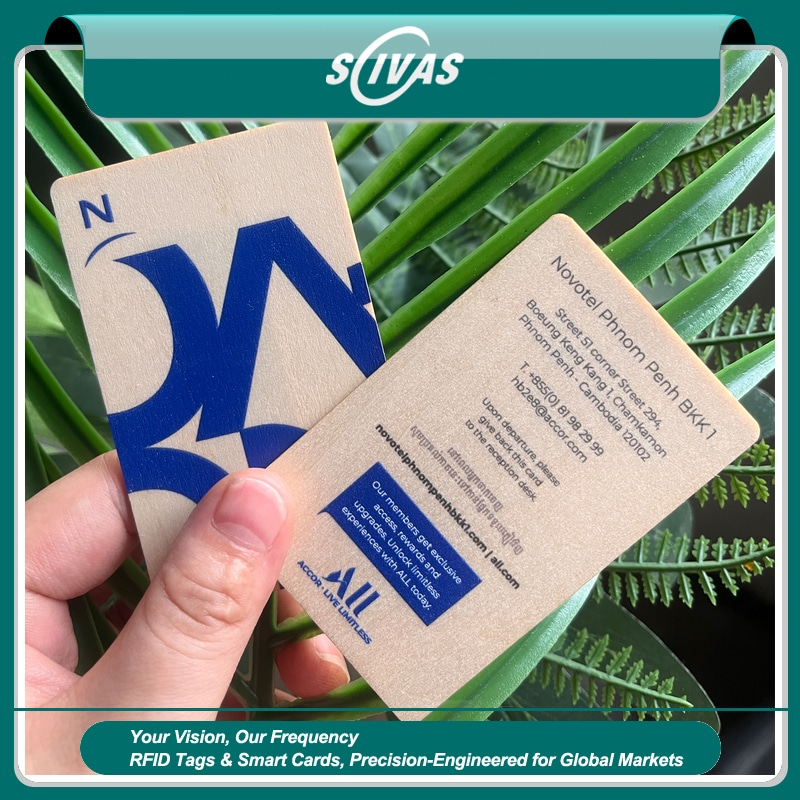 Tarjetas de membresía de madera para marcas premium