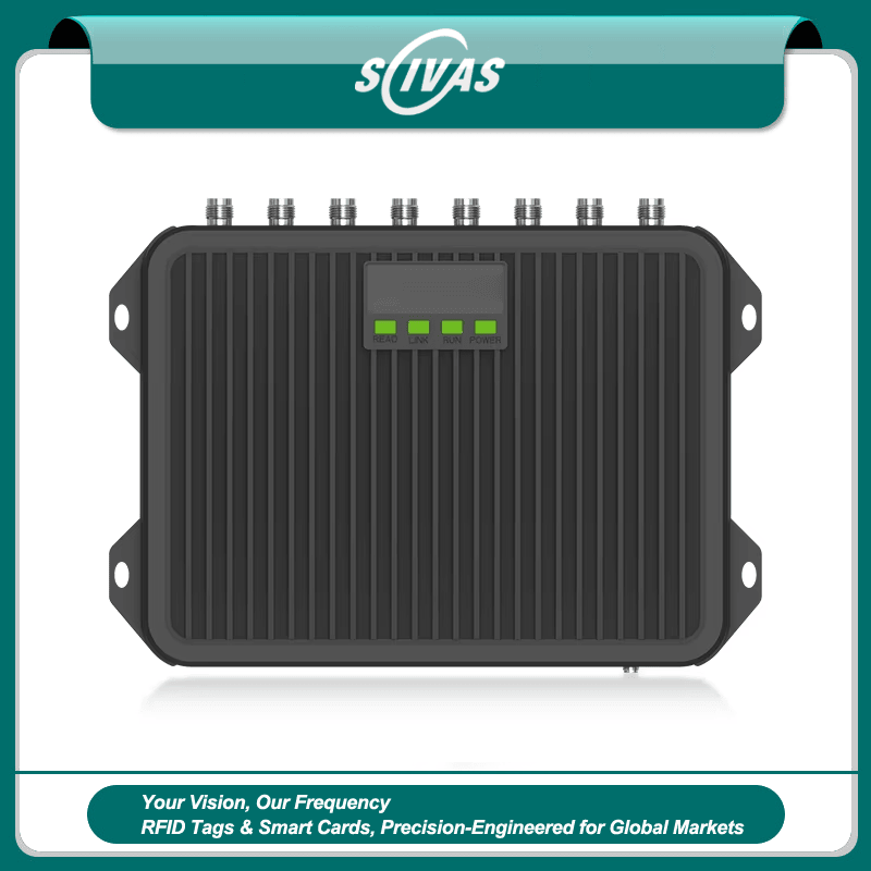 Lector RFID UHF fijo para seguimiento industrial