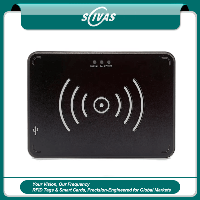Lector RFID UHF de sobremesa para inventario de joyas