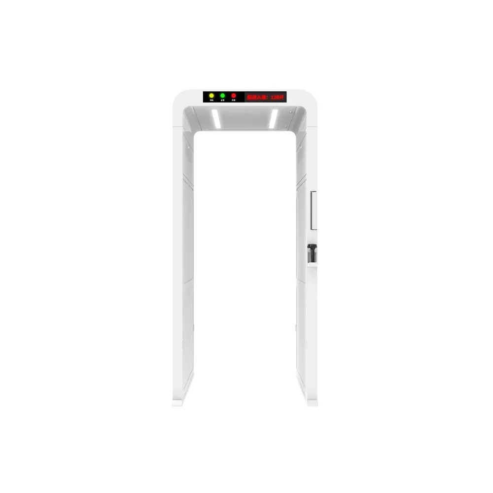 Diagrama técnico del rango de lectura ajustable de 0-400 cm de la puerta RFID UHF CK-T8C.