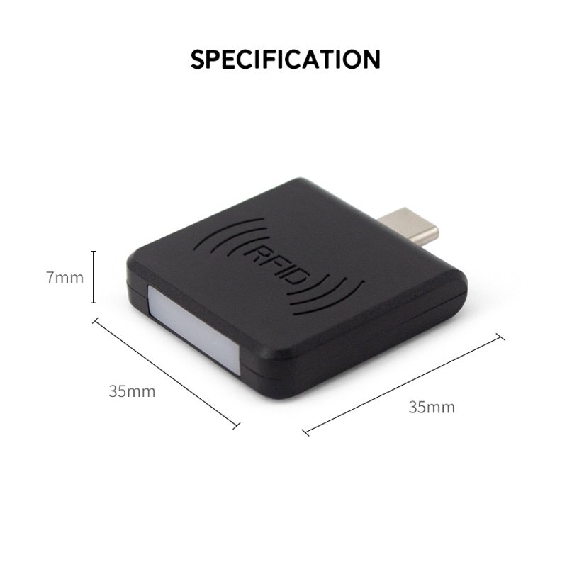 Lectores RFID de 13.56MHz personalizados para Android, con una vista clara de este aspecto: detalle del chip, para aplicaciones de Lectores RFID HF de 13.56MHz.