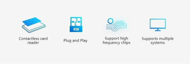 Diagrama técnico de la interfaz USB y la comunicación multiprotocolo del lector de sobremesa W10Q