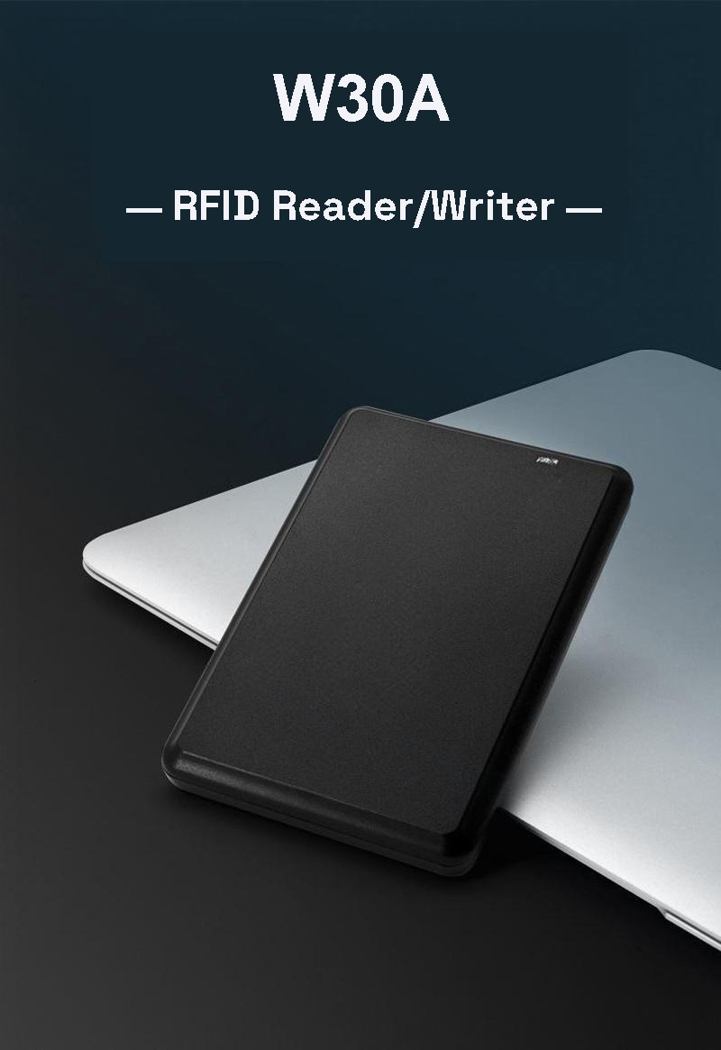 Imagen principal del lector RFID W30A de uso general para chips HF ISO14443A en diferentes aplicaciones