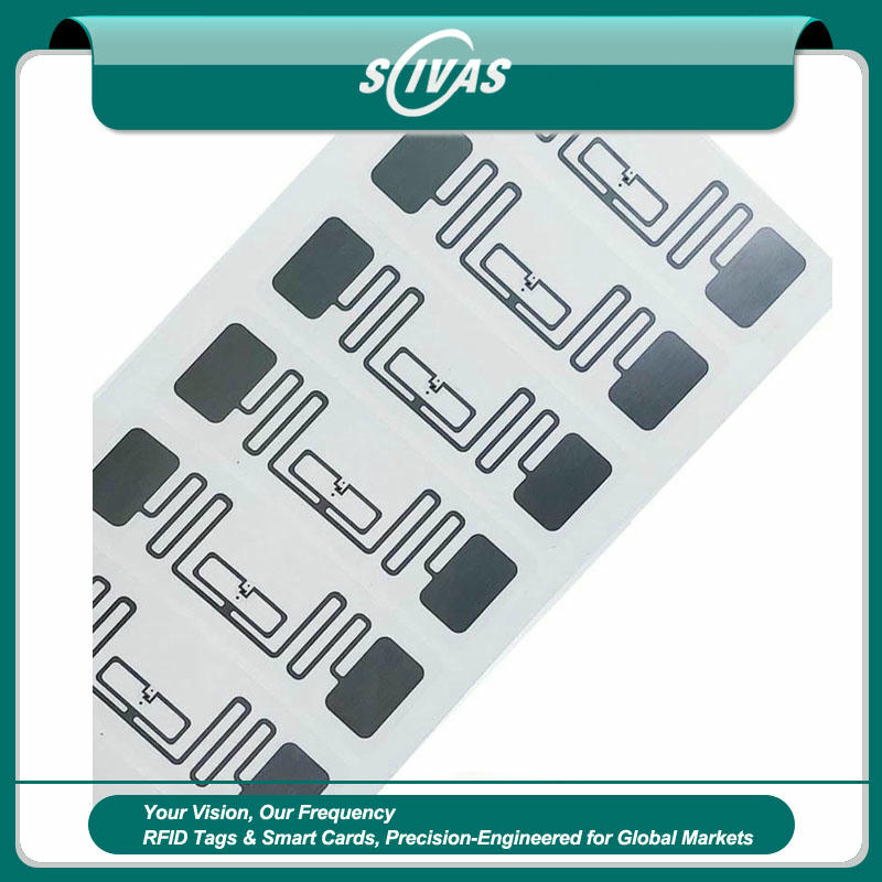 Inlays adhesivos RFID UHF personalizados para conversión