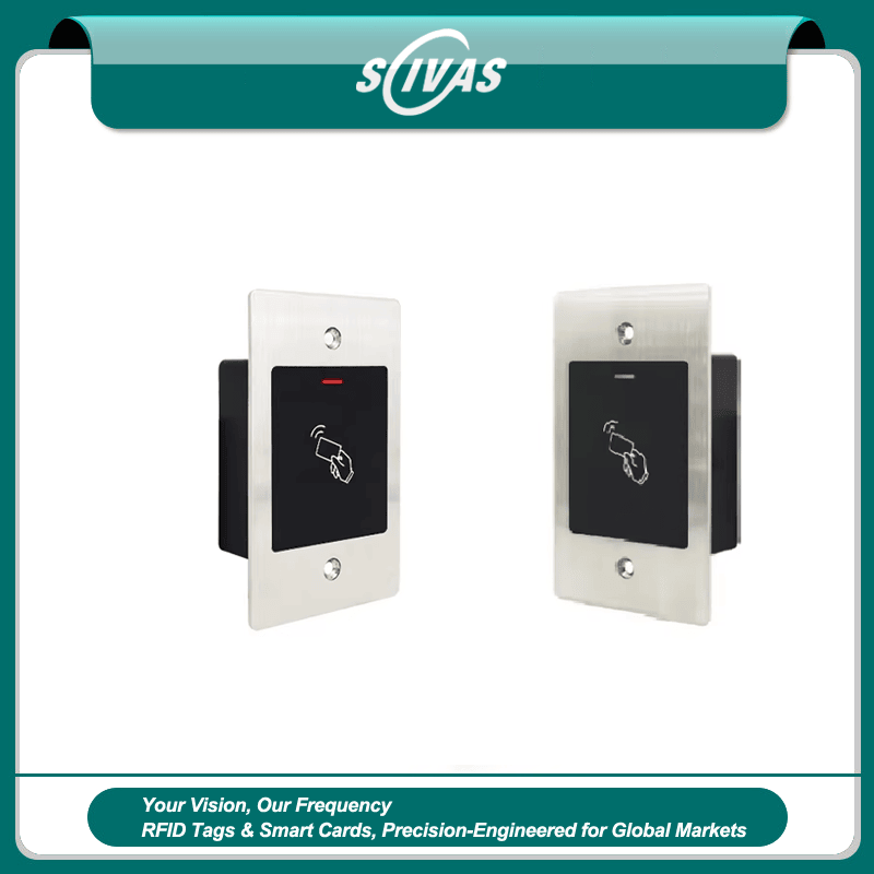 Lector RFID empotrable e impermeable para accesos