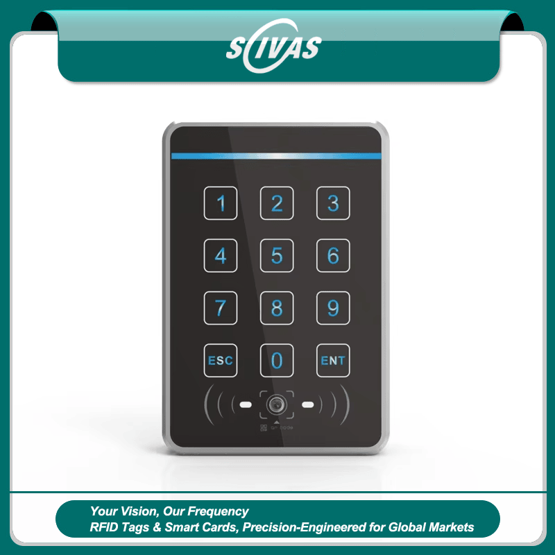 Controlador QR autónomo con teclado y tarjeta RFID
