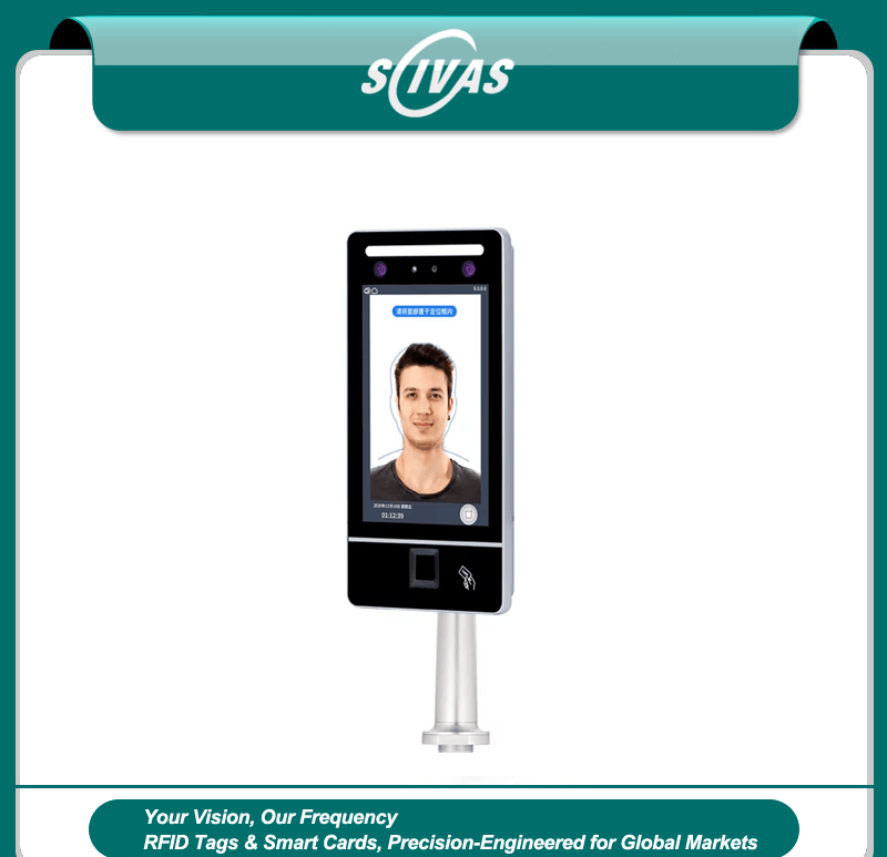 Terminal biométrico IP65 facial y de palma