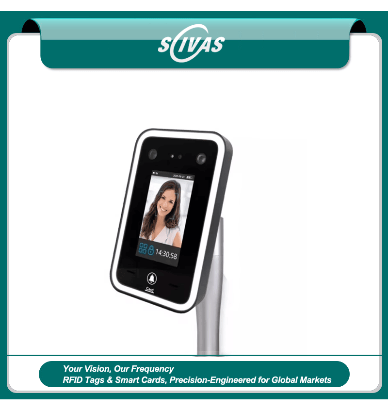 Terminal facial térmico para acceso y control horario