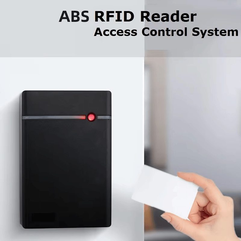 Lector de acceso RFID Wiegand de 13.56MHz para puertas mostrando este aspecto: indicador LED; para compradores que comparan soluciones de Lectores de acceso RFID.