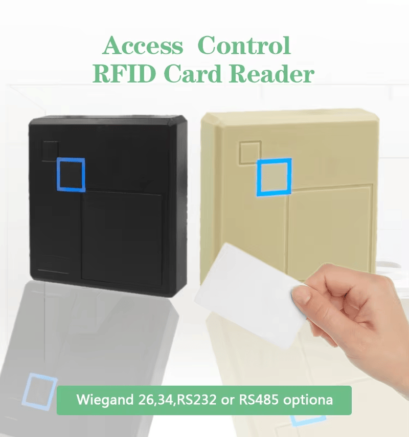 Detalle del chip del lector NFC RFID sin contacto para aplicaciones de control de acceso.