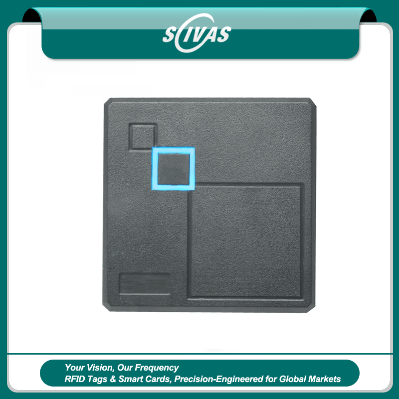 Lector de tarjetas sin contacto NFC RFID para control de acceso con énfasis en este aspecto: panel frontal del teclado; para proyectos de Lectores de acceso RFID.