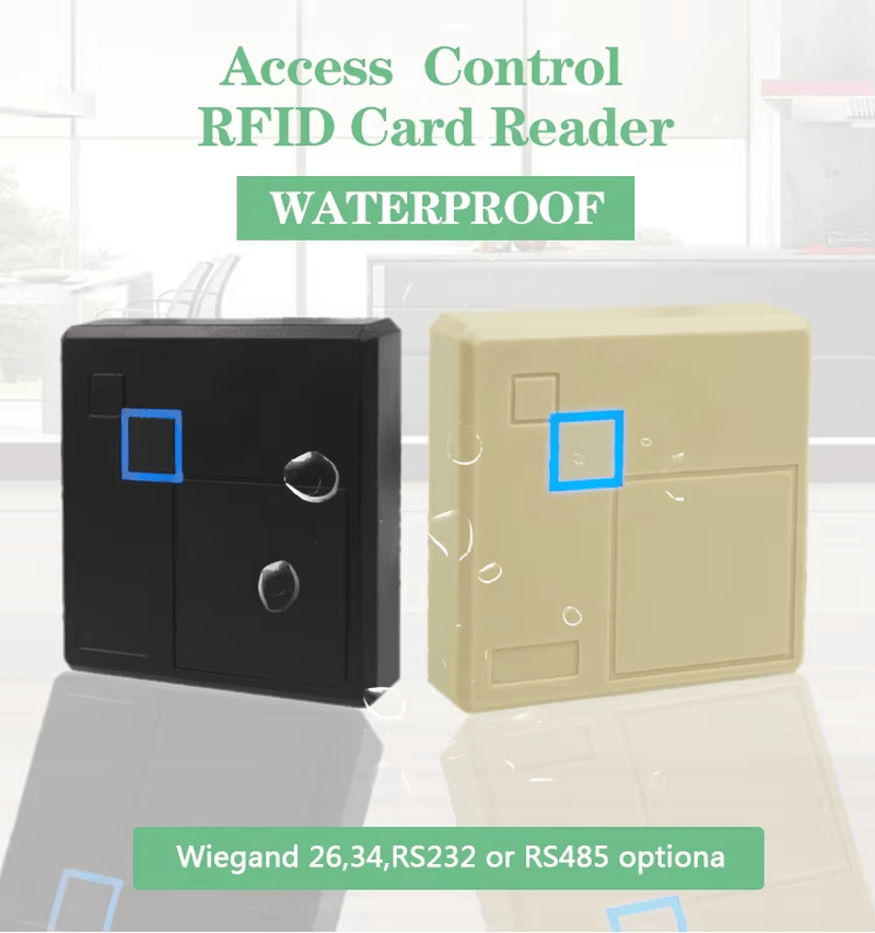 Lectura sin contacto con el lector NFC RFID para sistemas de control de acceso.