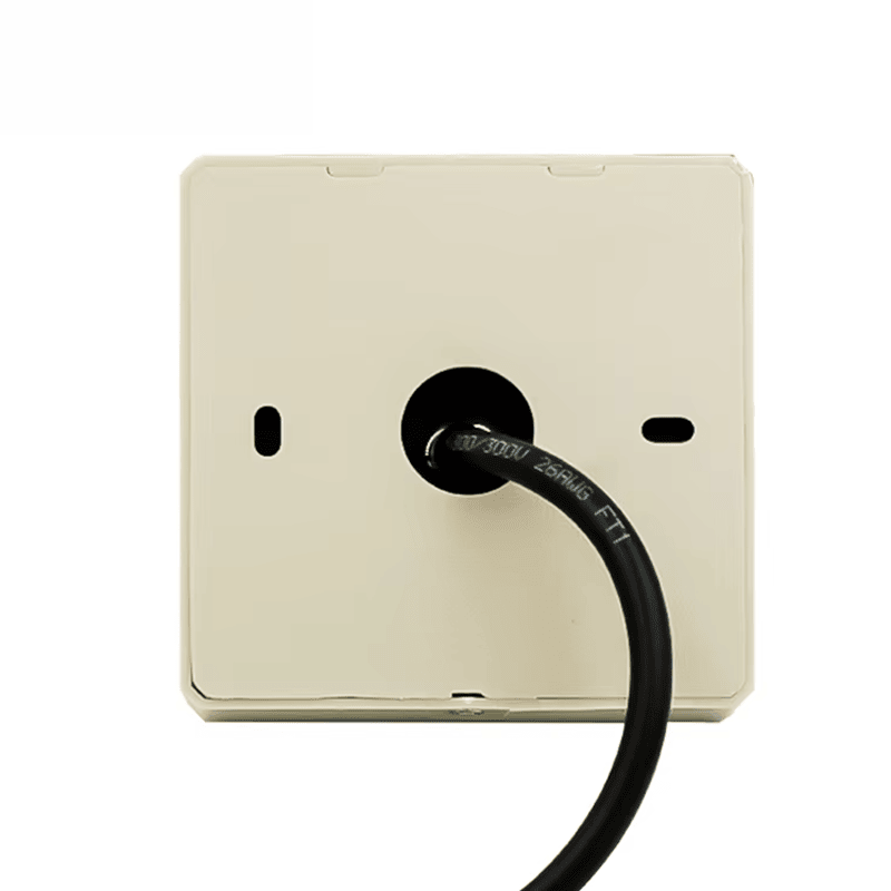 Fotografía de Lector de tarjetas sin contacto NFC RFID para control de acceso que muestra este aspecto: terminal de cableado; en la categoría de Lectores de acceso RFID.