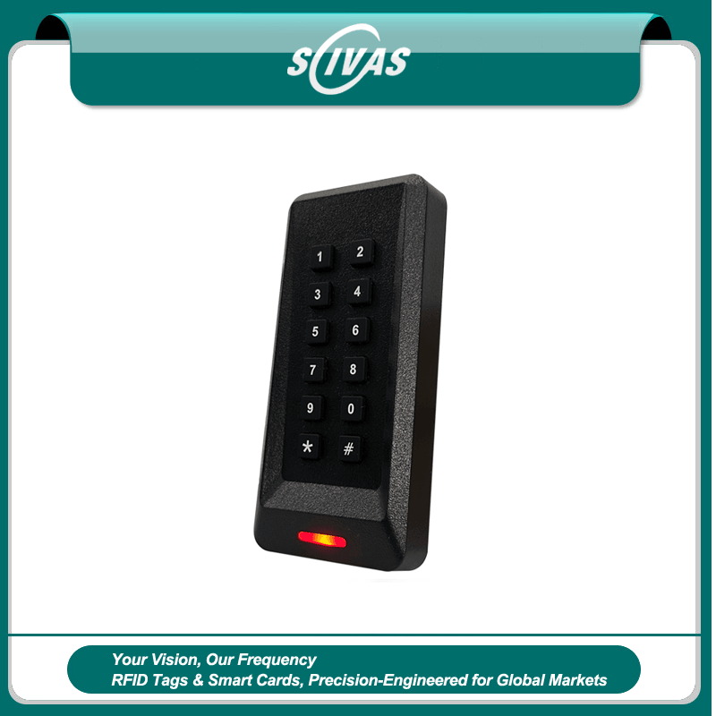 Lector RFID con Teclado Impermeable para Acceso Exterior