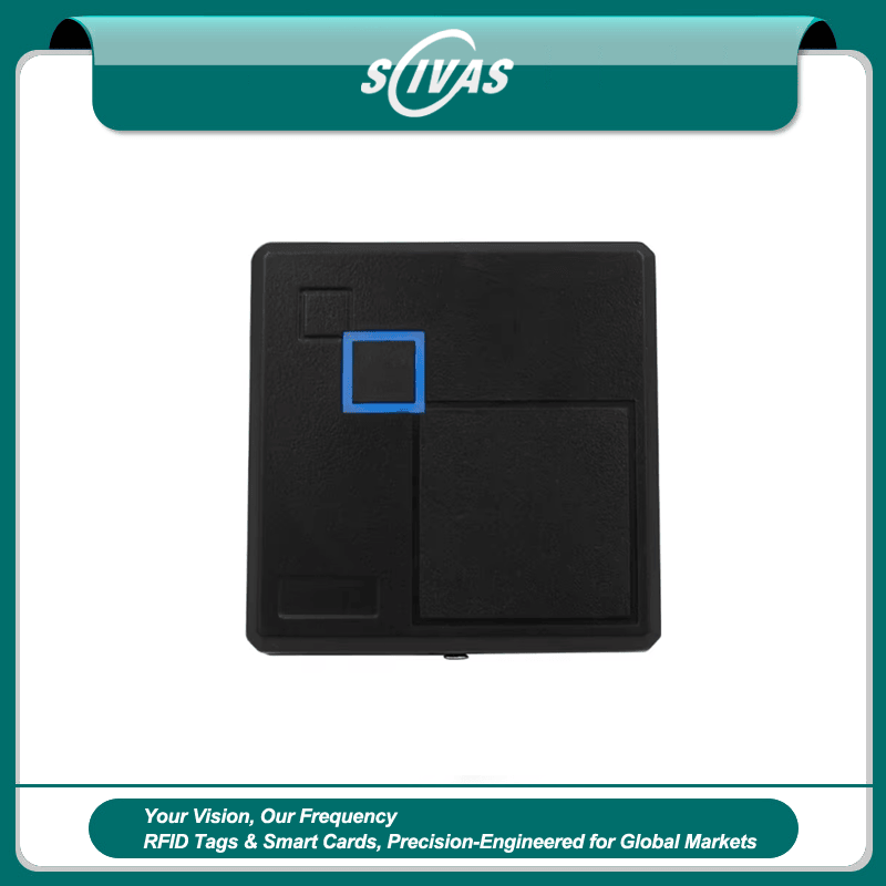 Esta imagen destaca este aspecto de Lector de acceso RFID de doble frecuencia para sistemas USB: detalle del chip; para aplicaciones de Lectores de acceso RFID.