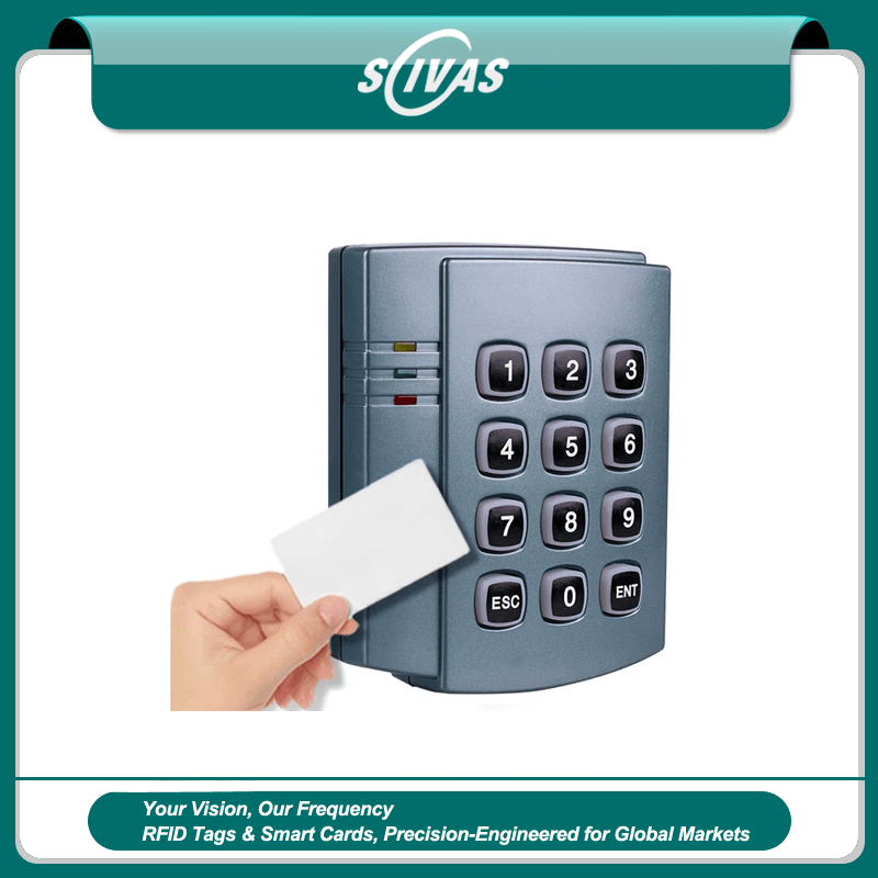 Lector RFID con teclado para control de acceso
