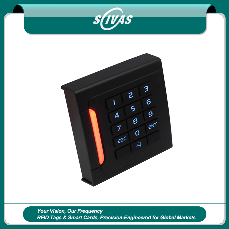 Lector de acceso RFID OEM con teclado seguro