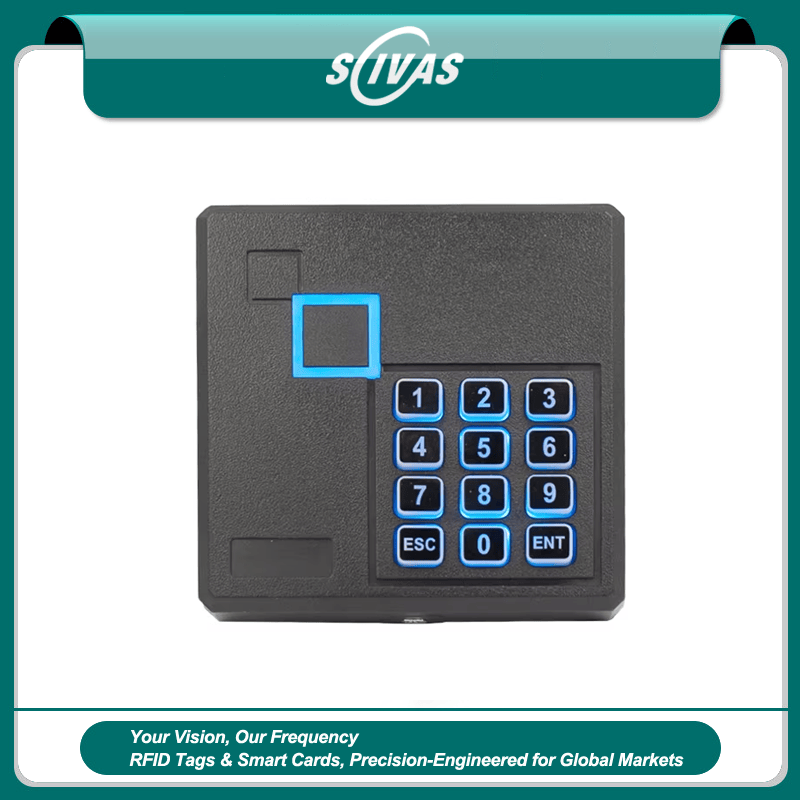 Lector autónomo de acceso con teclado para puertas