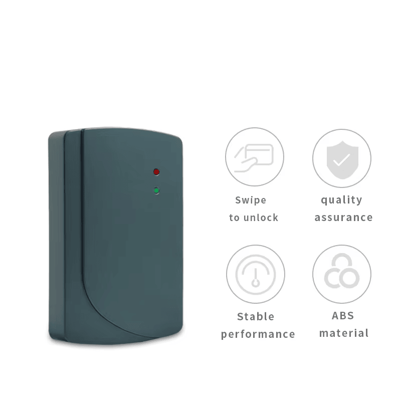Esta imagen destaca este aspecto de Lector de acceso RFID de 13.56MHz IP68 para control de puertas: terminal de cableado; para aplicaciones de Lectores de acceso RFID.