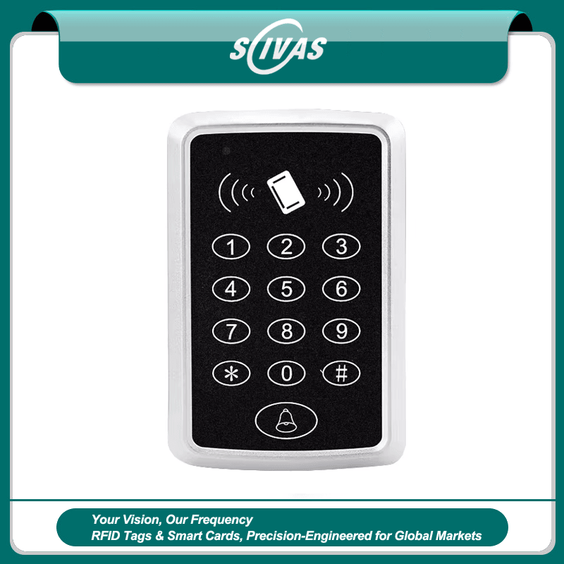 Controlador RFID impermeable con teclado para puertas