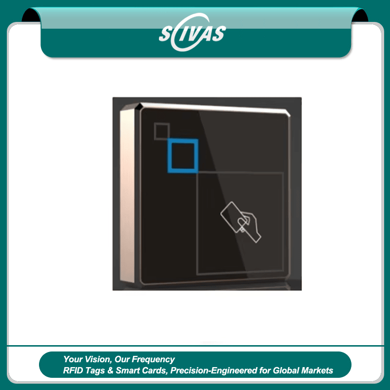Lector RFID metálico IP66 para accesos exteriores