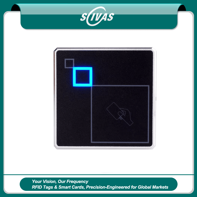 Lector RFID metálico para control de acceso