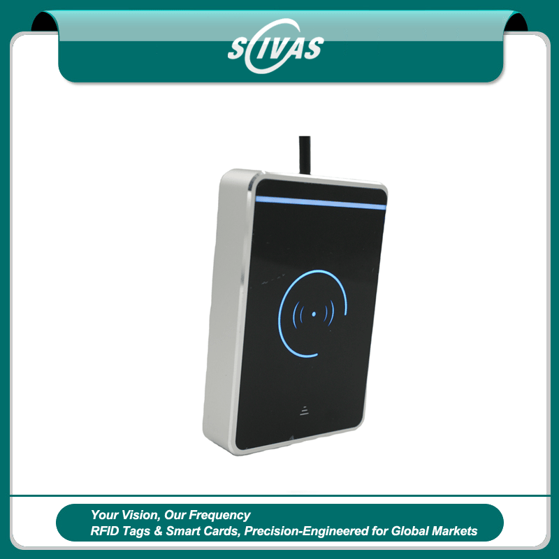 Lector de acceso metálico IP65 con NFC y teclado