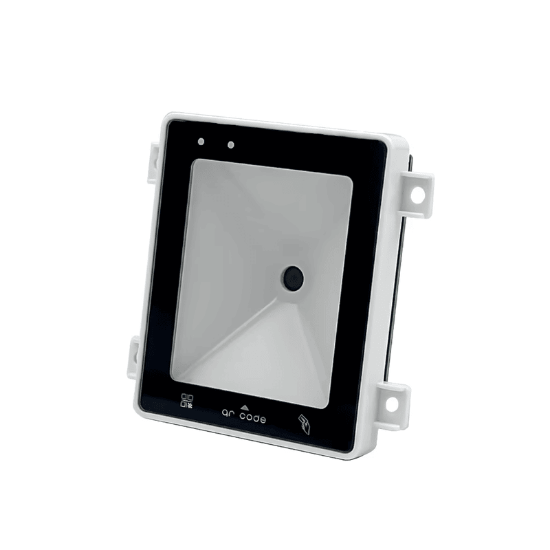 Fotografía de Lector de acceso QR RFID con salida Wiegand que muestra este aspecto: indicador LED, en la categoría de Lectores de acceso con código QR.