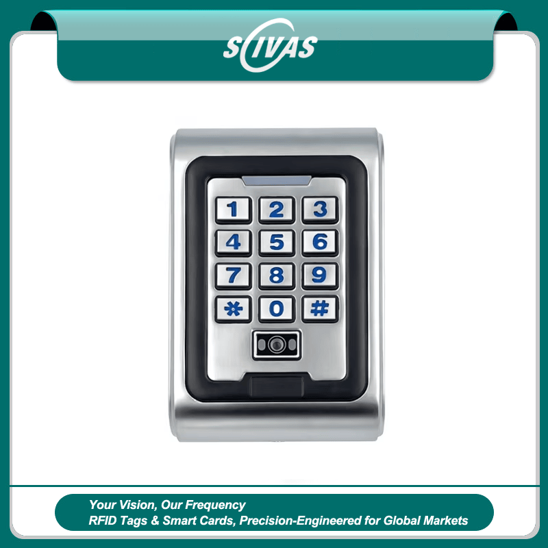 Lector QR de acceso con RFID y PIN personalizado