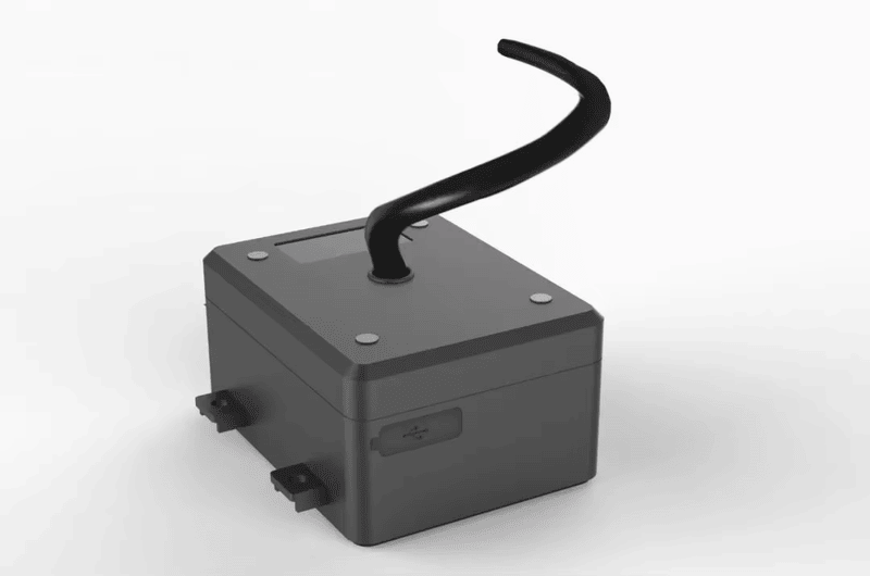 Fotografía de Lector de acceso QR RFID con salida Wiegand que muestra este aspecto: detalle del chip, en la categoría de Lectores de acceso con código QR.