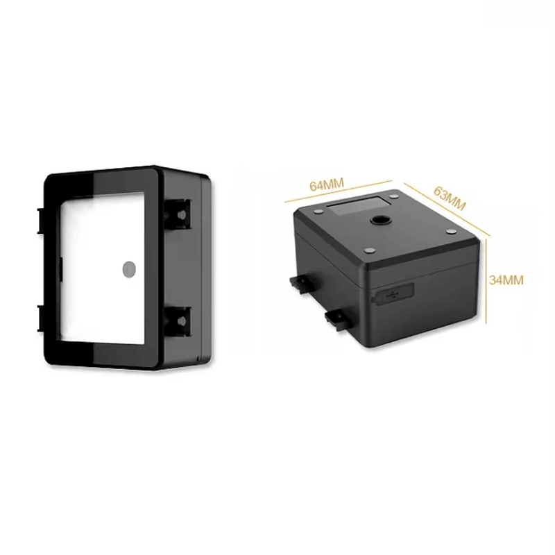Lector de acceso QR RFID con salida Wiegand, con una vista clara de este aspecto: sistema de seguridad, para aplicaciones de Lectores de acceso con código QR.