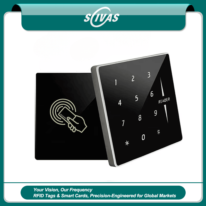 Lector RFID metálico IP64 para acceso seguro