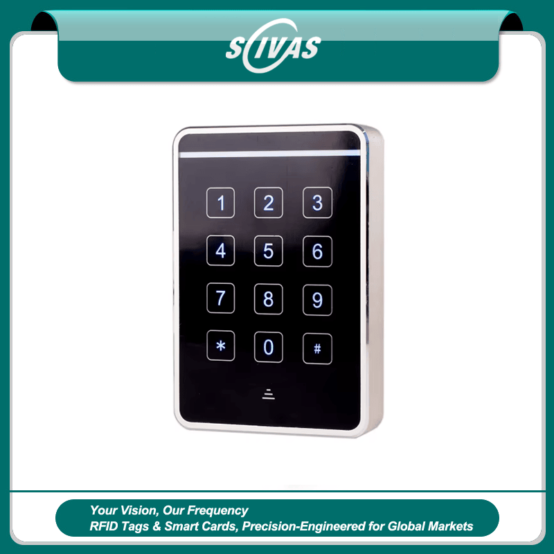 Lector táctil de acceso para oficinas con Wiegand