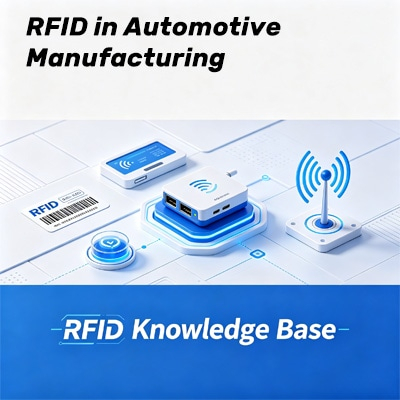 RFID en fabricación automotriz industrial