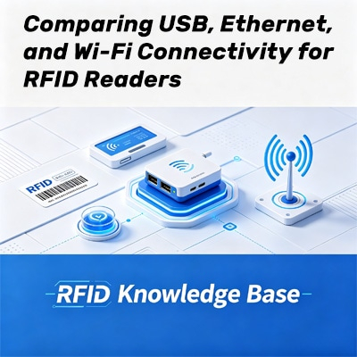 Conectividad USB, Ethernet y Wi-Fi para lectores RFID