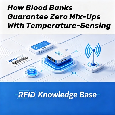RFID con temperatura para bancos de sangre