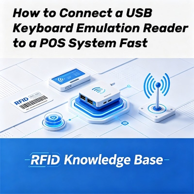 Conectar un lector USB HID a un TPV rápido